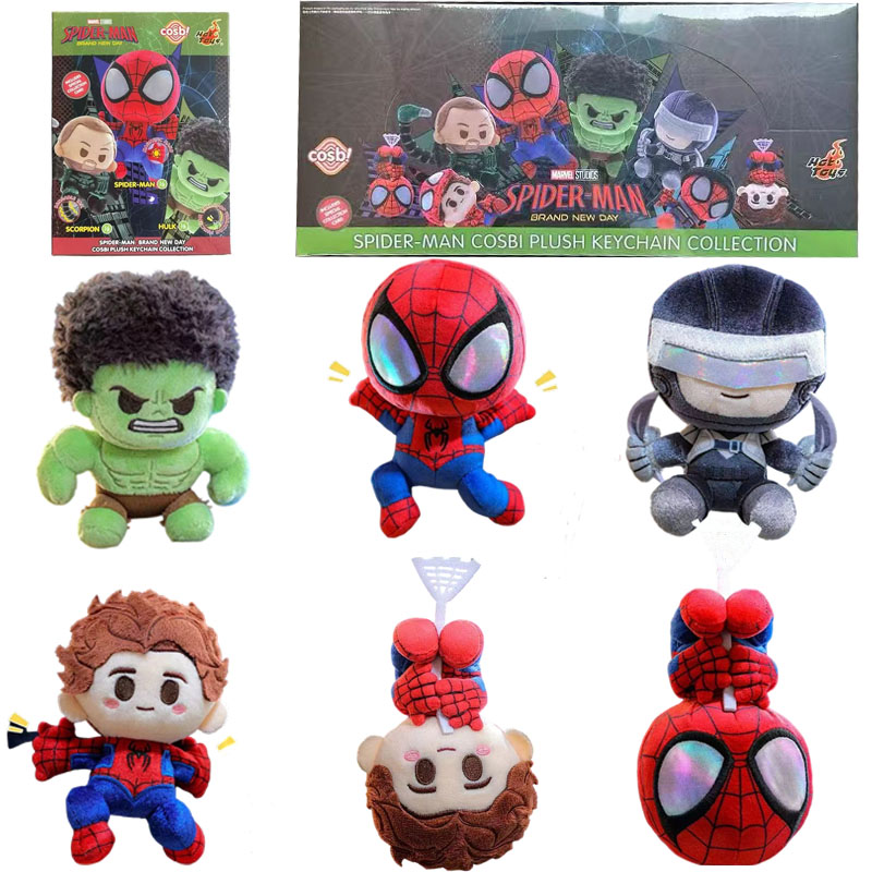 Men Accessories Collection - Оригинальный плюшевый брелок Hot Toys Spider-Man