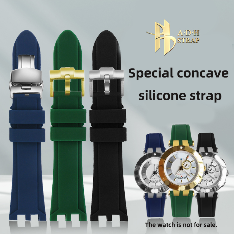 Men'S Versace Accessories - Специальный вогнутый ремешок для часов Versace