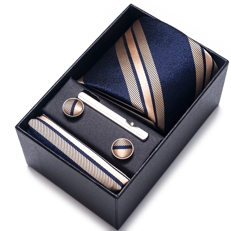 100% шелк фирменный галстук но – обзор и цена Men'S Accessories Gift Set Branded