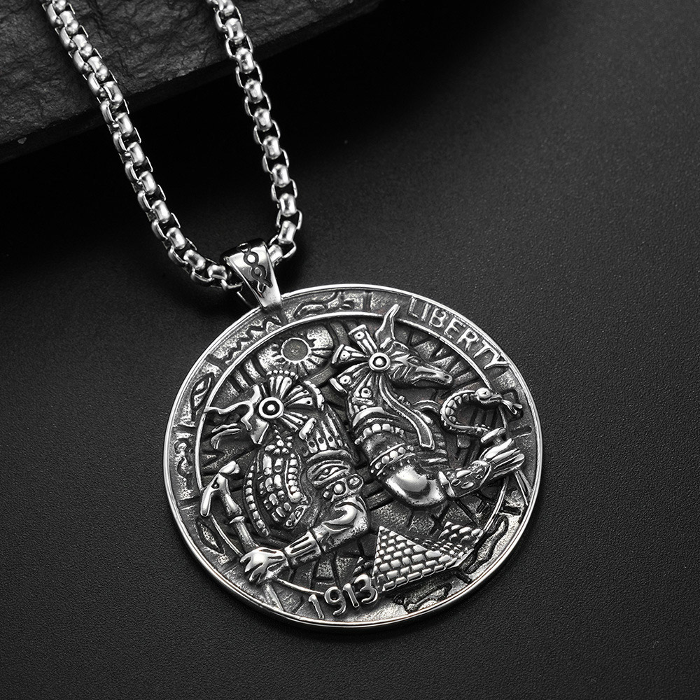 Винтажный кулон из нержавеющей – обзор и цена Men'S Accessories Jewelry Egypt